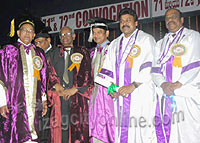The 71st and 72nd Convocation of Andhra University
