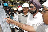 Inauguration of Structural Erection works at VSP