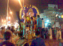 Ganesh Immersion at RK Beach