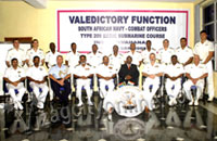 South African Naval Officers at Valedictory Function