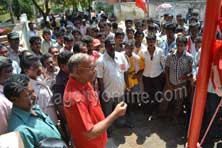 The Trade Unions of various organisations in city observed May Day on Tuesday