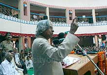 Bharat Ratna and Former President of India Dr. A.P.J. Abdul Kalam visited Sri Sathya Sai Vidya Vihar