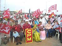 Left parties rally and public meeting at beach road.