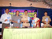 Police Commissioner releasing souvenir of PAPA Home