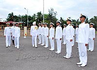 Ceremonial Passing Out Parade at INS Satavahana