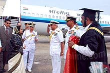 PRESIDENT OF INDIA VISITS TO ENC