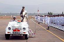PRESIDENT OF INDIA VISITS TO ENC