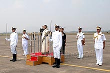 PRESIDENT OF INDIA VISITS TO ENC