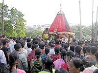 Jagannadh Rath Yatra at Daspalla Hills
