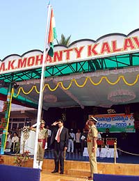 Republic Day celebrations in Vizag.