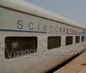 Science Express in city on July 30