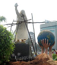 Statue at Siripuram