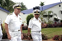 Admiral Gary Roughead with ENC Chief