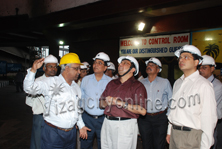 Sri Ajay Jain, IAS Chairman and Managing Director, AP TRANSCO visits Vizag Steel