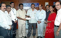 VSP contributed Rs.5 lakhs to KGH