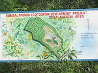A roadmap of Kambalkonda reserve forest 